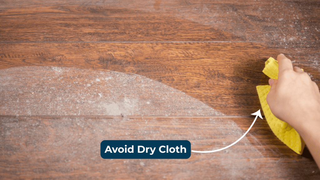 Dusting with a Dry Cloth