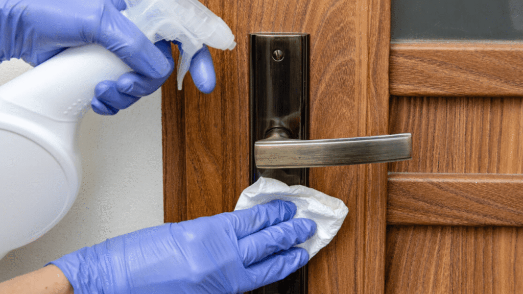 Not Disinfecting Light Switches, Remotes, and Handles