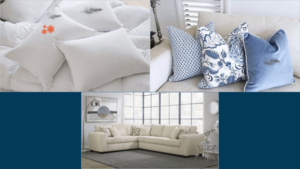 Not Washing Pillows, Cushions, or Soft Furniture